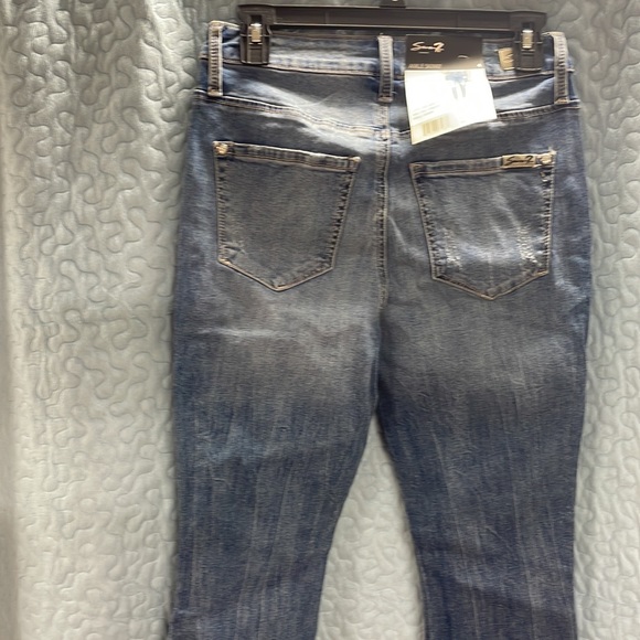 Seven7 limited edition high rise white & paint deco, lace tiny gems - Picture 6 of 11